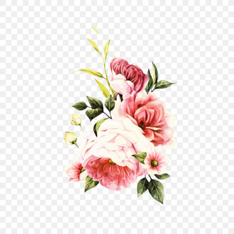 Watercolor Floral Background, PNG, 1024x1024px, Rose, Anthurium, Artificial Flower, Bouquet, Chinese Peony Download Free
