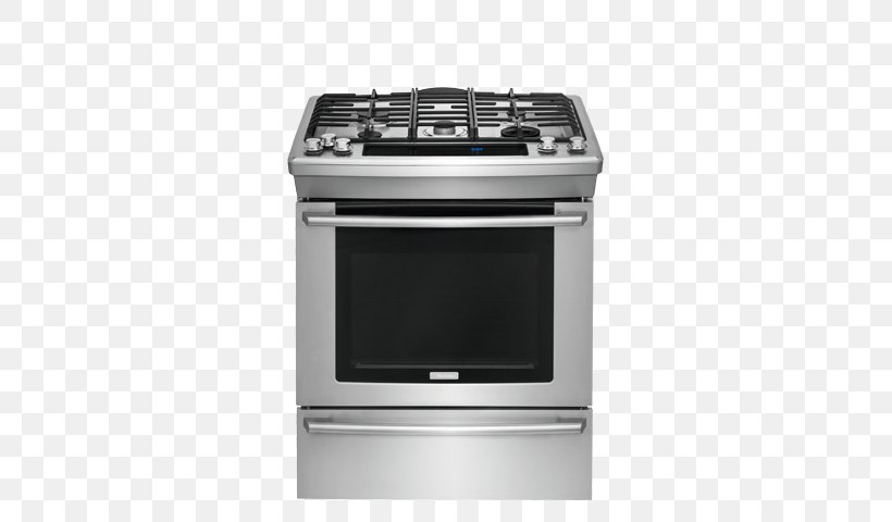 Cooking Ranges Gas Stove Stainless Steel Fuel Electric Stove, PNG, 632x480px, Cooking Ranges, Electric Stove, Electrolux, Exhaust Hood, Frigidaire Download Free