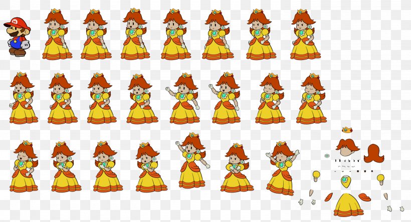 Princess Daisy Paper Mario: Color Splash Super Mario Bros., PNG, 2970x1611px, Princess Daisy, Board Game, Games, Mario, Mario Series Download Free