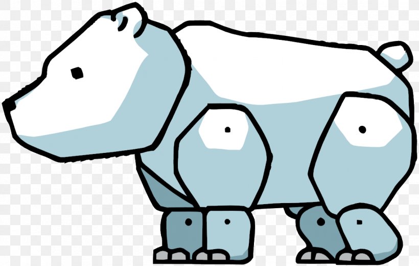 Scribblenauts Polar Bear Arctic Clip Art, PNG, 1145x727px, Scribblenauts, Animal, Animal Figure, Arctic, Area Download Free