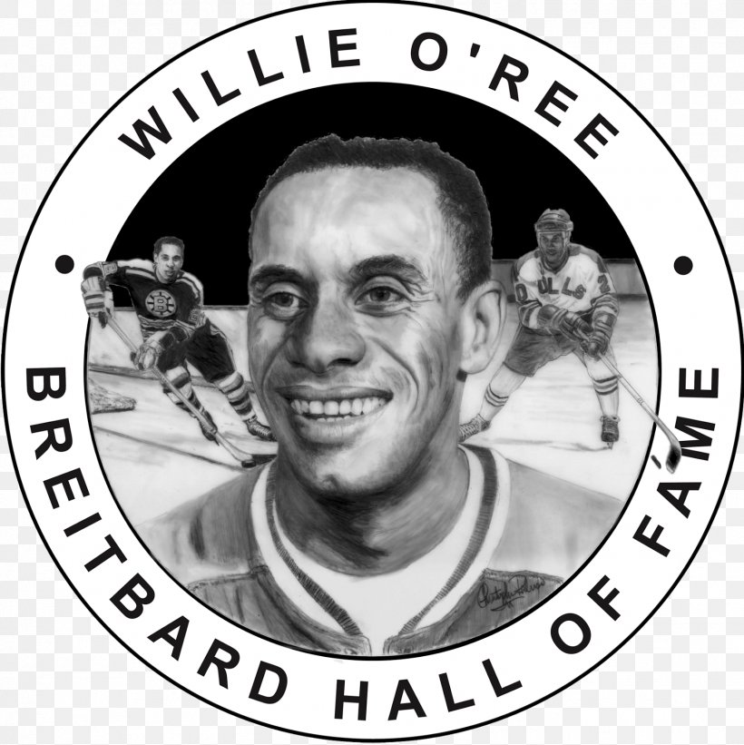 Willie O'Ree Ice Hockey Player San Diego Gulls National Hockey League, PNG, 1597x1600px, Ice Hockey, Black And White, Canada, Chicago Blackhawks, Fredericton Download Free