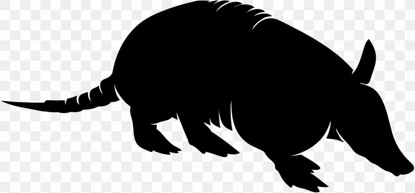Armadillo Vector Graphics Silhouette Illustration Image, PNG, 2855x1332px, Armadillo, Animal, Claw, Drawing, Royalty Payment Download Free