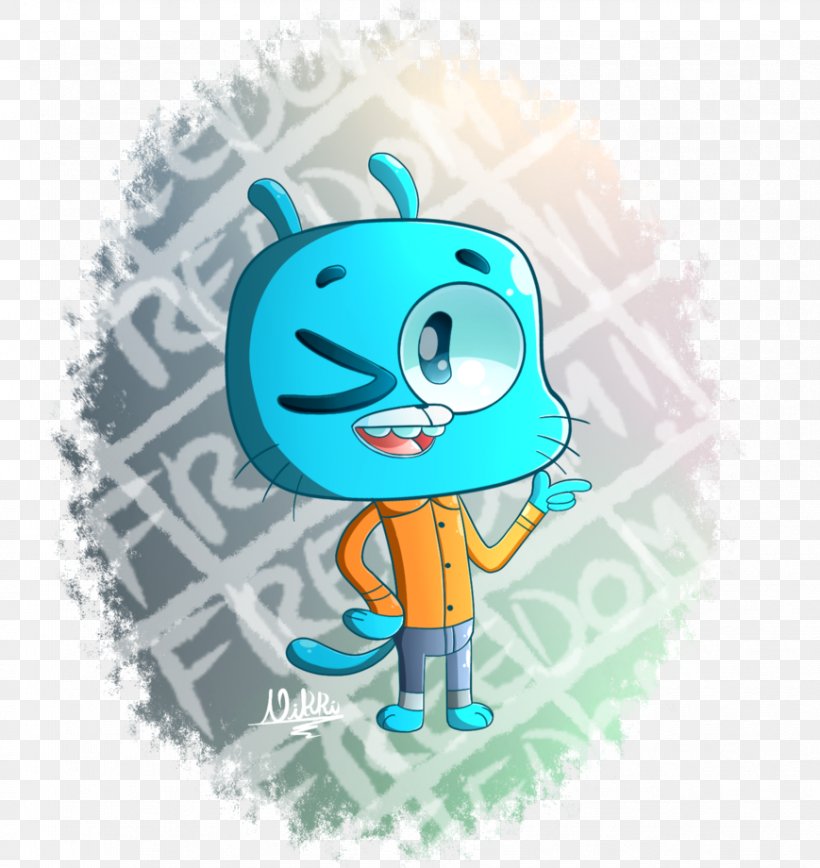 Gumball Watterson Darwin Watterson Nicole Watterson Cartoon Network, PNG, 869x920px, Gumball Watterson, Amazing World Of Gumball, Aqua, Art, Cartoon Download Free