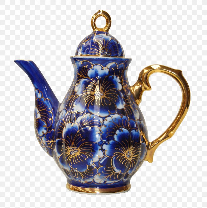 Jug Teapot, PNG, 1400x1409px, Jug, Blue, Ceramic, Cobalt Blue, Cup Download Free