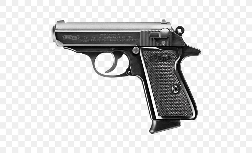 Pistolet Walther PPK Carl Walther GmbH .380 ACP Semi-automatic Pistol, PNG, 600x500px, 380 Acp, Pistolet Walther Ppk, Air Gun, Airsoft, Airsoft Gun Download Free
