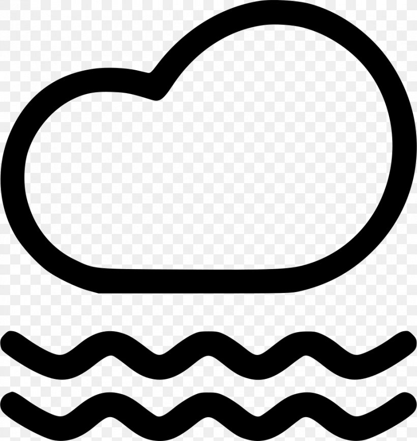 Clip Art Cloud Fog Weather, PNG, 926x980px, Cloud, Area, Black, Black And White, Body Jewelry Download Free