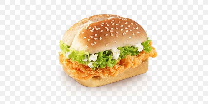 Hamburger KFC Crispy Fried Chicken Veggie Burger Buffalo Burger, PNG, 1984x1000px, Hamburger, American Food, Appetizer, Breakfast Sandwich, Buffalo Burger Download Free