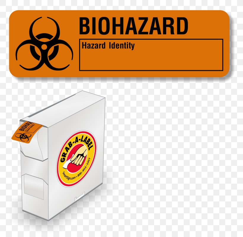 Paper Biological Hazard Sticker Warning Label, PNG, 800x800px, Paper, Adhesive, Advertising, Area, Biological Hazard Download Free