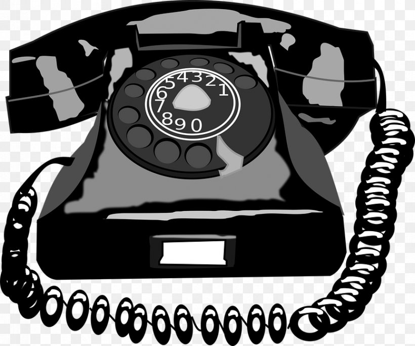 Telephone Mobile Phones Rotary Dial Clip Art, PNG, 862x720px, Telephone, Black, Black And White, Brand, Computer Download Free