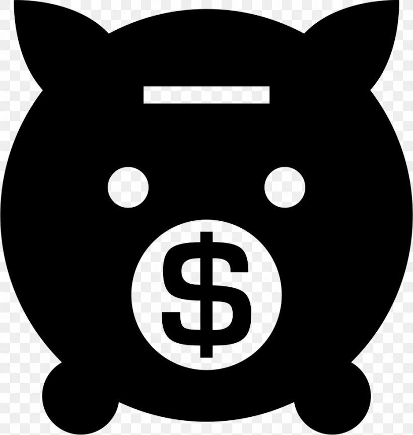 Bank Dollar Sign, PNG, 932x981px, Bank, Black And White, Dollar Sign, Mammal, Money Download Free