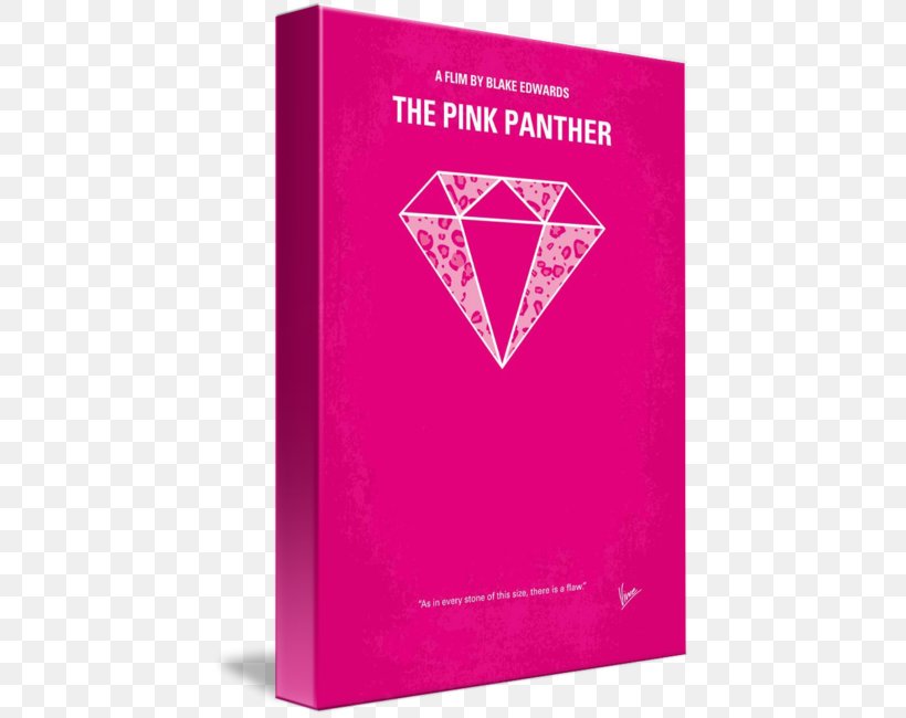 The Pink Panther Film Poster Canvas Print, PNG, 433x650px, Pink Panther, Art, Brand, Canvas, Canvas Print Download Free