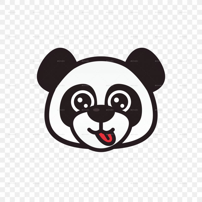 Giant Panda Emoticon Clip Art, PNG, 2480x2480px, Giant Panda, Bear, Carnivoran, Cuteness, Emoji Download Free