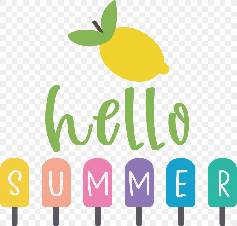 Hello Summer Happy Summer Summer, PNG, 3000x2856px, Hello Summer, Fruit, Happiness, Happy Summer, Logo Download Free