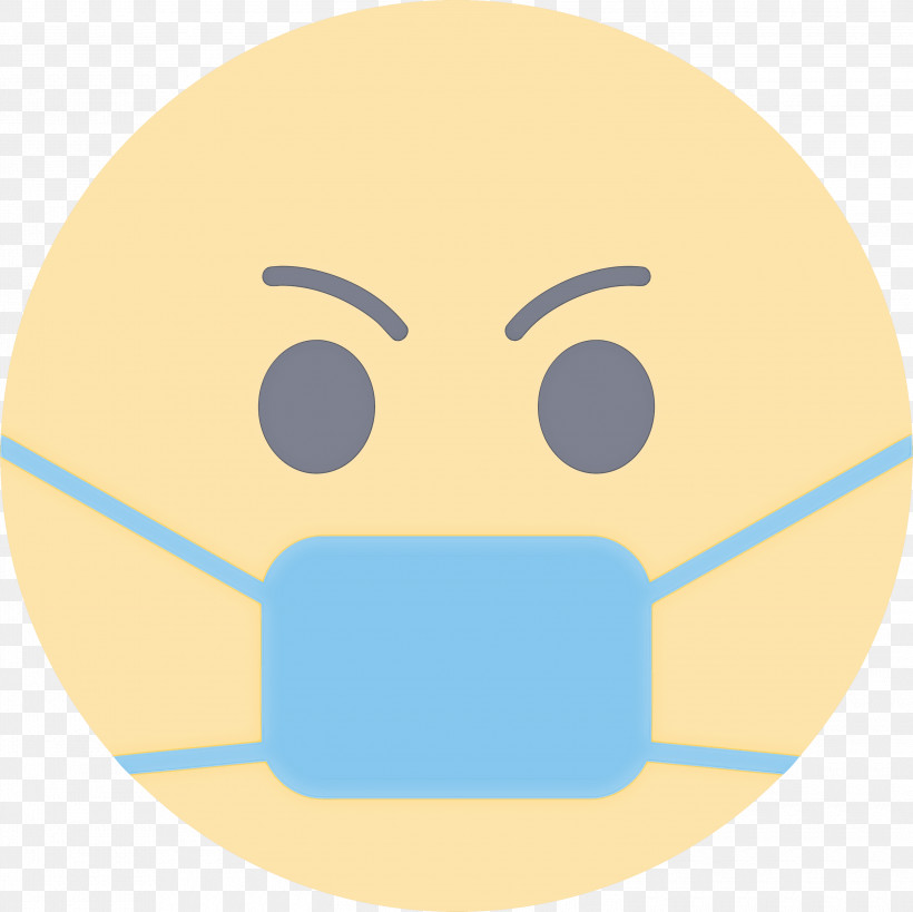 Medical Mask Surgical Mask, PNG, 3000x2998px, Medical Mask, Cartoon, Circle, Emoticon, Face Download Free