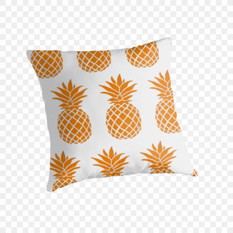 Throw Pillows Cushion Stencil Pattern, PNG, 875x875px, Throw Pillows, Cushion, Orange, Pillow, Pineapple Download Free