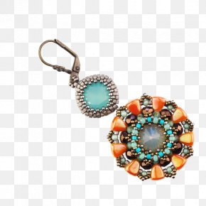 Seed Beaded Flower Rings - Earring Beadwork Jewellery Beaded Jewelry PNG