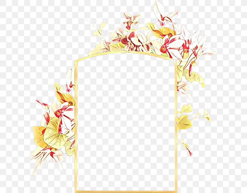 Floral Design Frame, PNG, 621x640px, Cartoon, Floral Design, Interior Design, Meter, Picture Frame Download Free