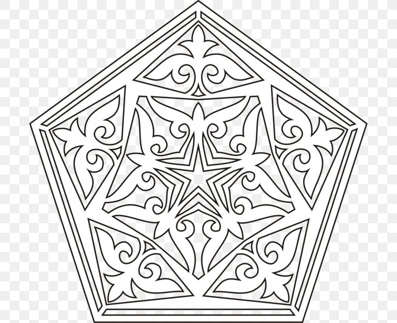 Ornament Line Art Mandala Decorative Arts Drawing, PNG, 699x666px, Ornament, Area, Art, Black, Black And White Download Free