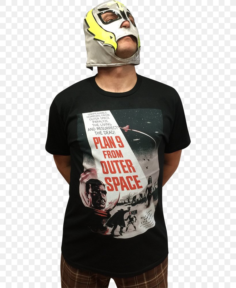 Plan 9 T-shirt Film Poster Art, PNG, 506x1000px, Plan 9, Art, Canvas, Career Portfolio, Ed Wood Download Free
