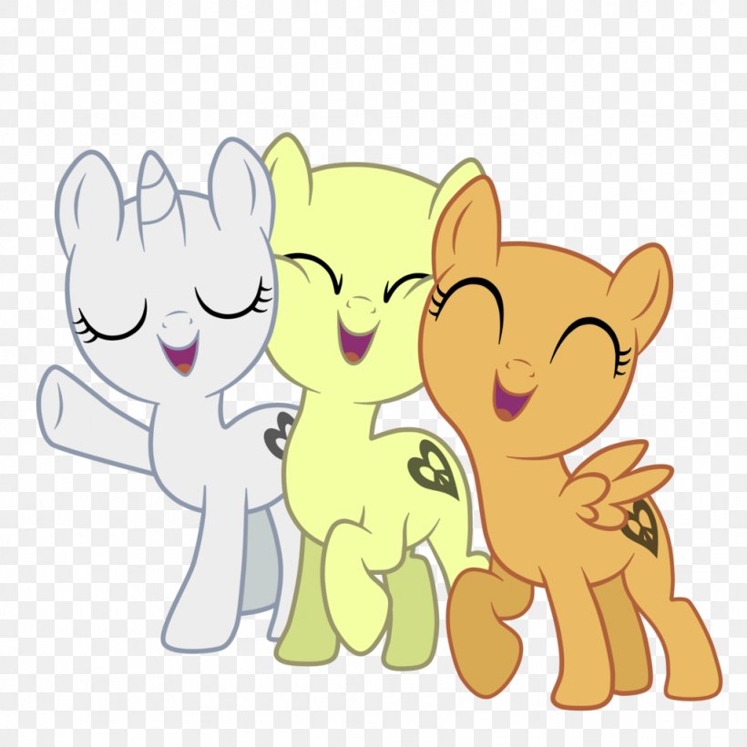 Cat Pony DeviantArt Cutie Mark Crusaders, PNG, 1024x1024px, Watercolor, Cartoon, Flower, Frame, Heart Download Free