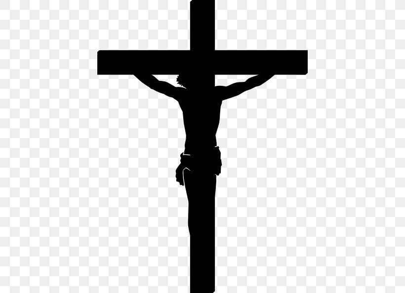 Christian Cross Clip Art, PNG, 426x594px, Christian Cross, Black And White, Christianity, Cross, Crucifix Download Free