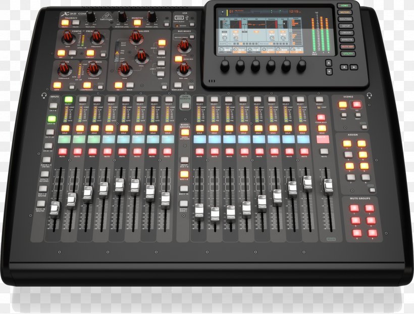 Digital Mixing Console BEHRINGER X32 PRODUCER Audio Mixers, PNG, 2000x1517px, Watercolor, Cartoon, Flower, Frame, Heart Download Free