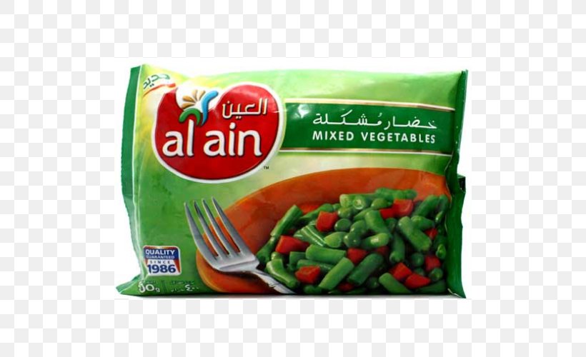 Green Bean Frozen Vegetables Al Ain Vegetarian Cuisine, PNG, 500x500px, Green Bean, Al Ain, Birds Eye, Dicing, Flavor Download Free