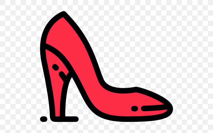 High-heeled Shoe Clip Art, PNG, 512x512px, Shoe, Area, Artwork, Black, Footwear Download Free