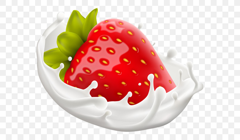 Strawberry, PNG, 640x480px, Strawberry, Accessory Fruit, Berry, Dairy, Food Download Free
