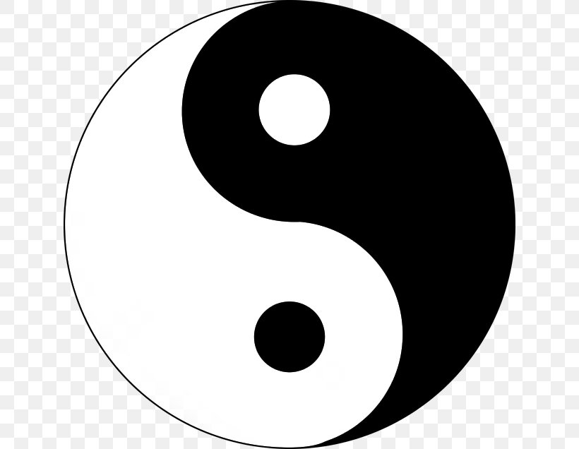Yin And Yang Symbol Clip Art, PNG, 640x636px, Yin And Yang, Black And White, Chinese Philosophy, Concept, Culture Download Free