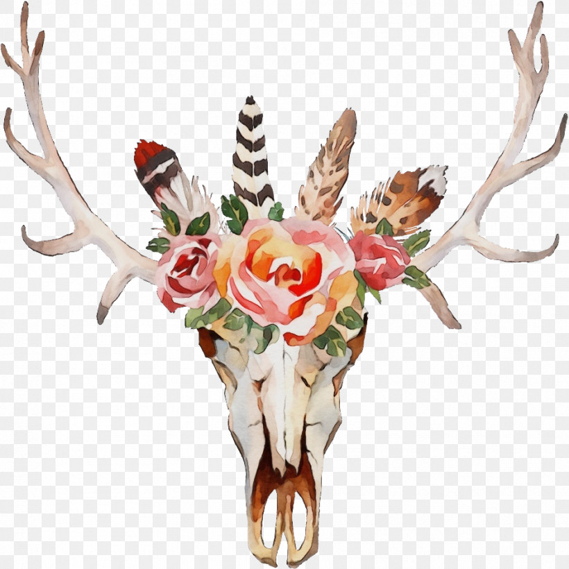 Feather, PNG, 939x939px, Watercolor, Antler, Canvas, Cut Flowers, Deer Download Free