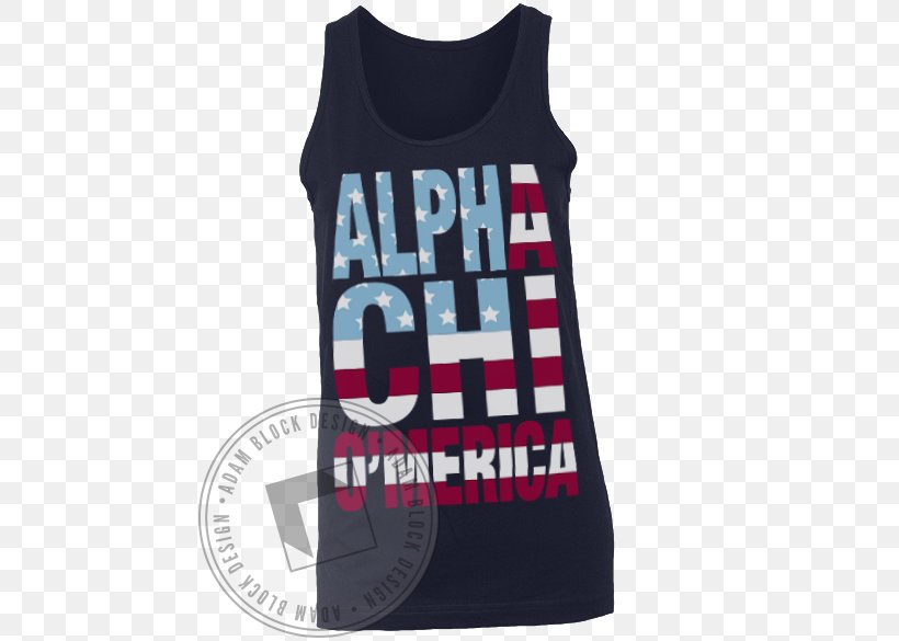T-shirt Gilets Clothing Alpha Chi Omega, PNG, 464x585px, Tshirt, Active Shirt, Active Tank, Alpha Chi Omega, Alpha Phi Download Free