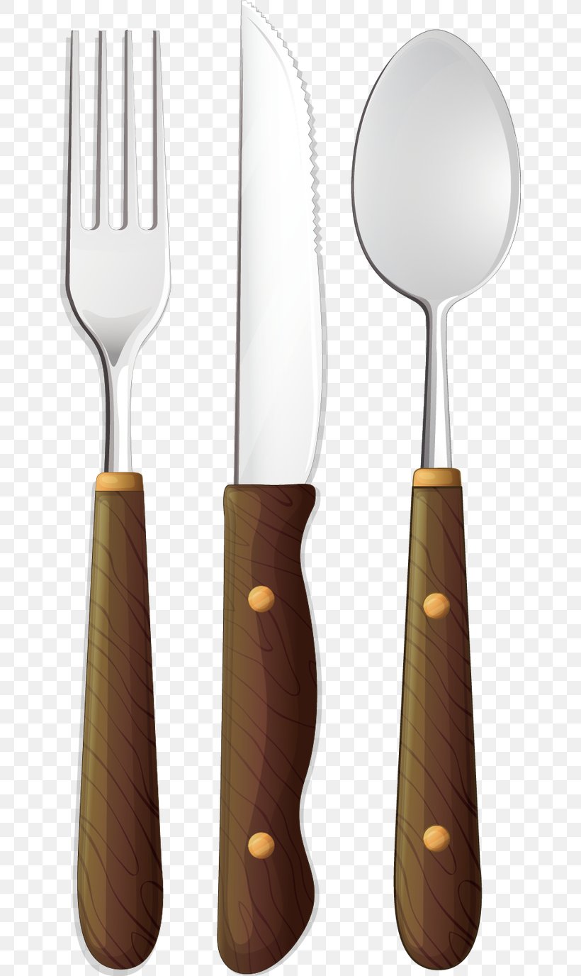 Wooden Spoon Fork Cutlery Tableware, PNG, 650x1376px, Wooden Spoon ...