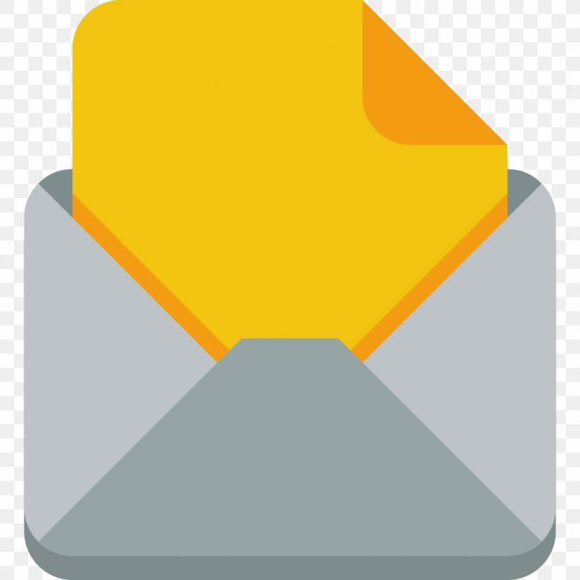Angle Yellow Orange, PNG, 1024x1024px, Letter, Email, Envelope, Orange, Rectangle Download Free