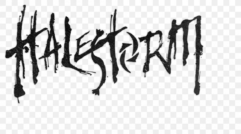 Halestorm Logo The Strange Case Of... Musical Ensemble, PNG, 1000x555px, Watercolor, Cartoon, Flower, Frame, Heart Download Free