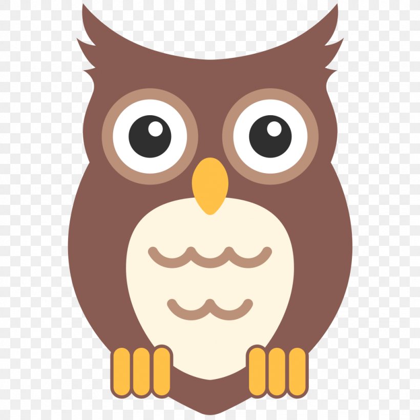 Owl Emoji, PNG, 1024x1024px, Owl, Android, Beak, Bird, Bird Of Prey Download Free