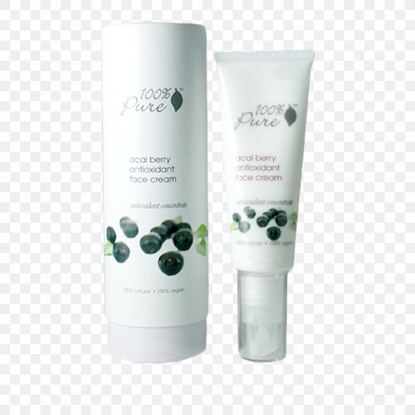 Açaí Palm Moisturizer Cream Antioxidant Facial, PNG, 1024x1024px, 100 Pure, Moisturizer, Antiaging Cream, Antioxidant, Berry Download Free