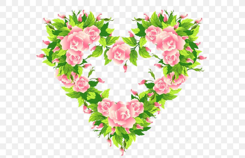 Heart Rose Floral Design Pink Flowers, PNG, 600x529px, Heart, Annual Plant, Artificial Flower, Cut Flowers, Floral Design Download Free