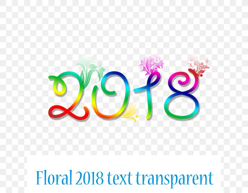 New Year Graphic Design Clip Art, PNG, 640x640px, 2018, New Year, Area, Body Jewelry, Brand Download Free