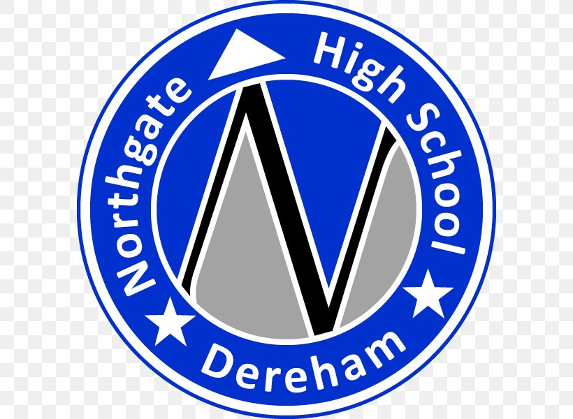 Northgate High School, Dereham Logo National Secondary School, PNG, 600x600px, Northgate, Area, Blue, Brand, Dereham Download Free