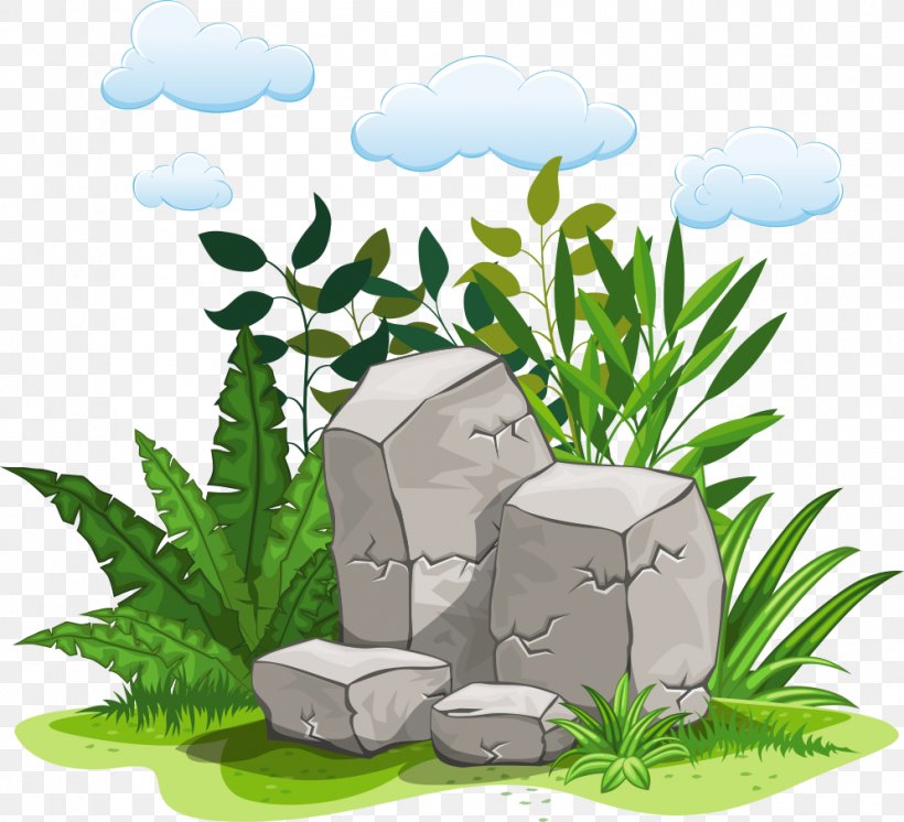 Rock Illustration, PNG, 995x906px, Rock, Cartoon, Flora, Floral Design, Flower Download Free