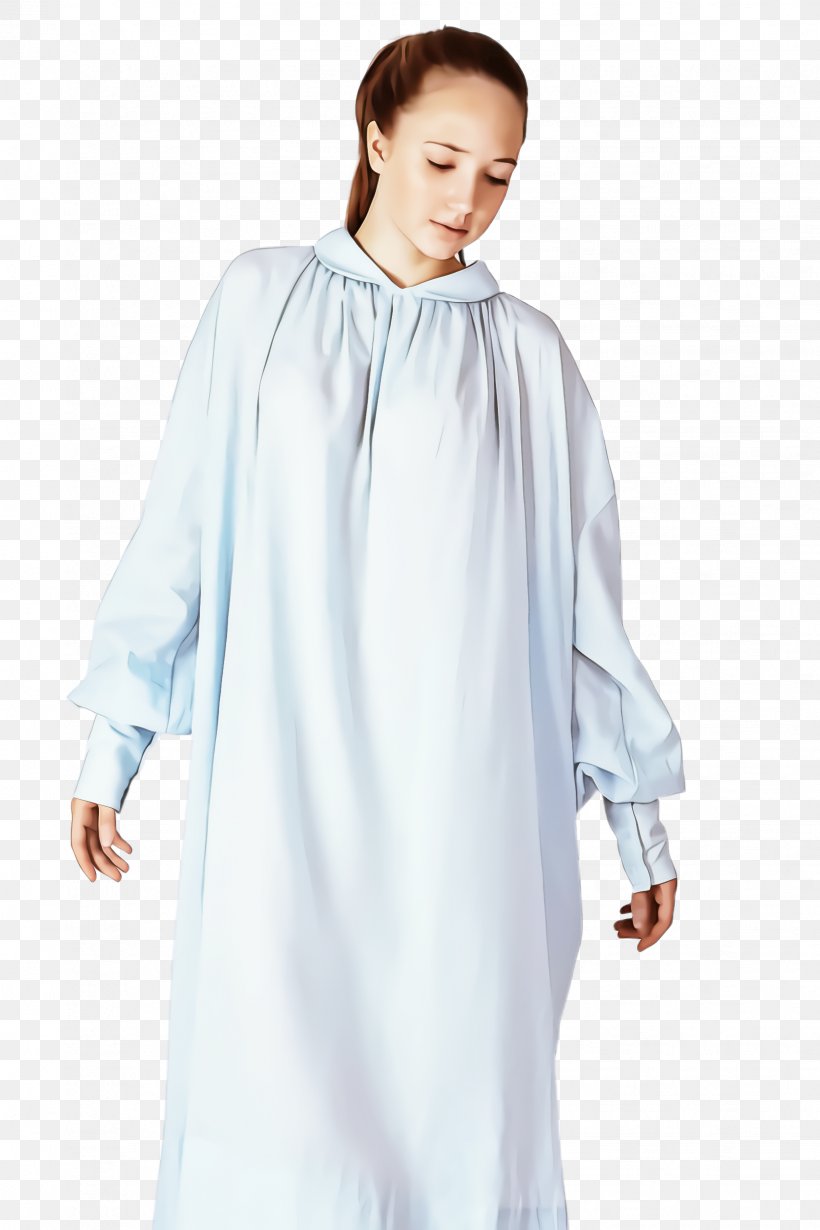 Clothing White Sleeve Robe Outerwear, PNG, 1632x2448px, Clothing, Costume, Dress, Neck, Outerwear Download Free