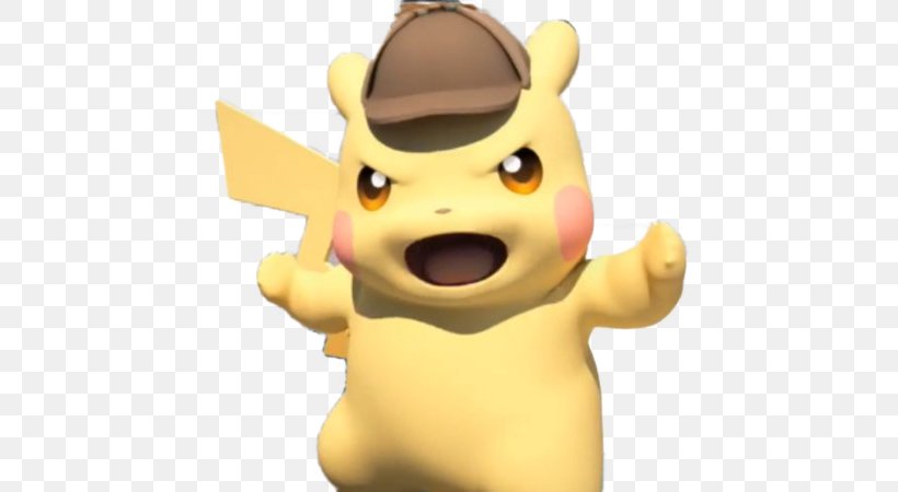 Detective Pikachu The Pokémon Company Video Game, PNG, 600x450px, Detective Pikachu, Carnivoran, Cartoon, Cat Like Mammal, Detective Download Free