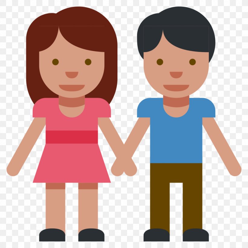 Emoji Holding Hands Woman, PNG, 1024x1024px, Watercolor, Cartoon, Flower, Frame, Heart Download Free