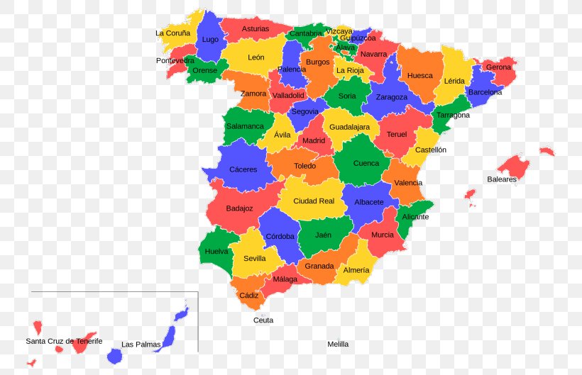 Provinces Of Spain Ceuta Autonomous Communities Of Spain Wikipedia, PNG, 768x529px, Provinces Of Spain, Administrative Division, Area, Autonomous City, Autonomous Communities Of Spain Download Free
