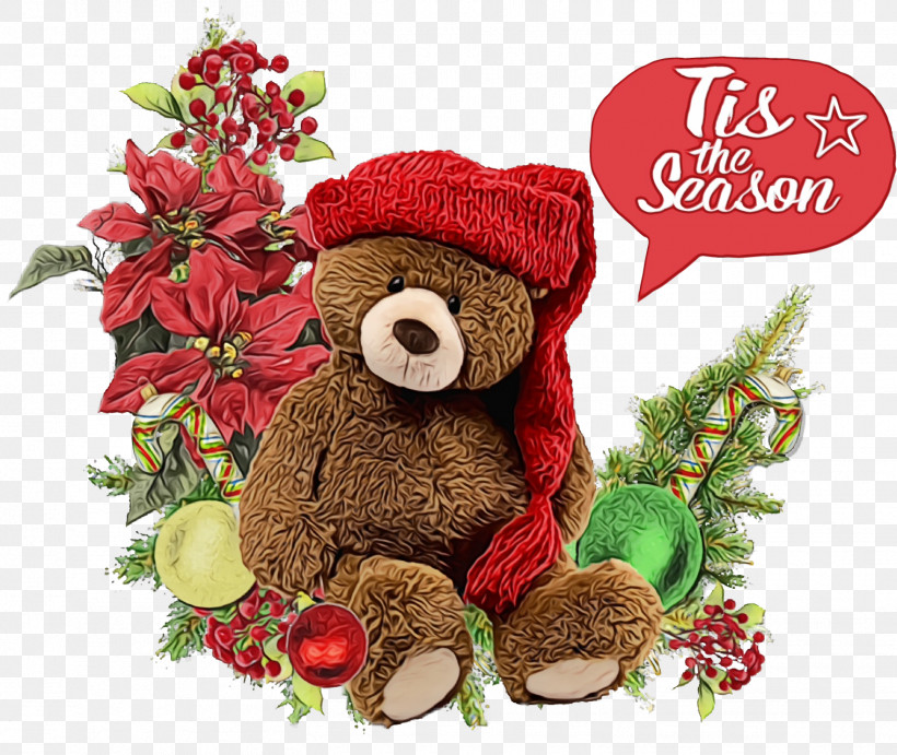 Teddy Bear, PNG, 1518x1281px, Merry Christmas Banner, Bauble, Bears, Christmas Day, Cuteness Download Free