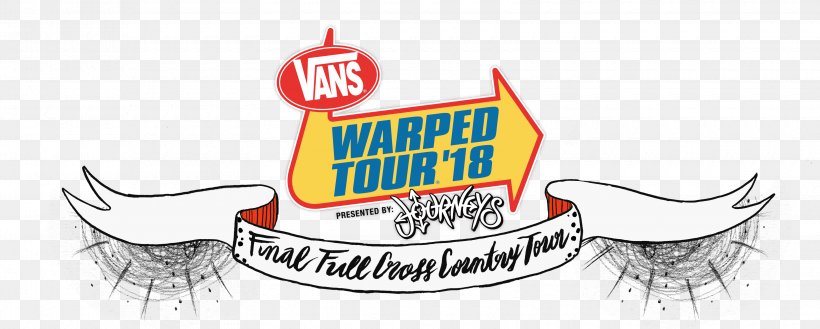 Warped Tour 2018 Pomona Vans Warped Tour Presented By Journeys Concert, PNG, 3300x1327px, Watercolor, Cartoon, Flower, Frame, Heart Download Free