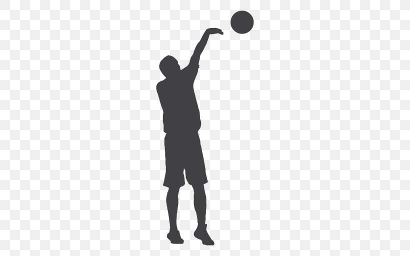 Basketball Football Slam Dunk, PNG, 512x512px, Ball, Arm, Basketball, Black, Black And White Download Free