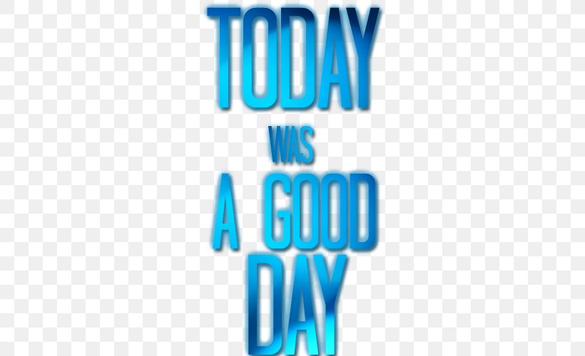 Logo It Was A Good Day Brand Font, PNG, 500x500px, Logo, Aqua, Area, Avatar, Blue Download Free