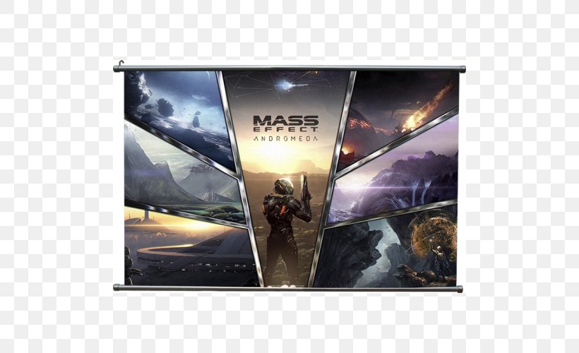 Mass Effect: Andromeda Mass Effect 3 Desktop Wallpaper High-definition Television, PNG, 500x500px, 4k Resolution, Mass Effect Andromeda, Advertising, Brand, Commander Shepard Download Free